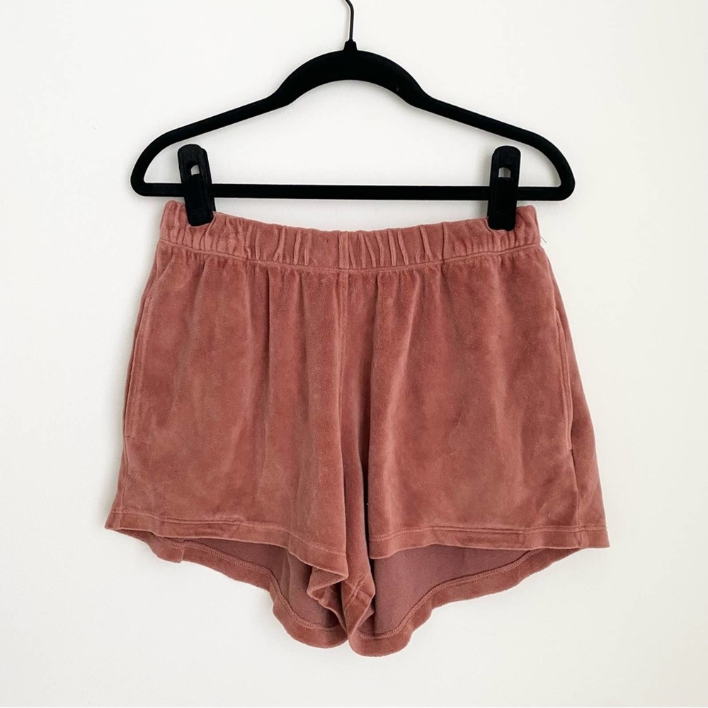 suzi kondi - french terry shorts track bottoms sweatshorts stretch pockets pink